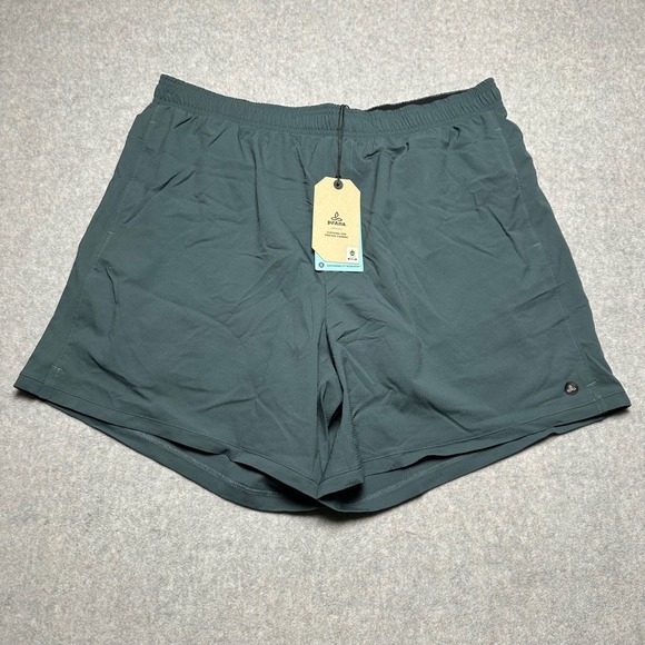 Prana Other - Prana Peak To Pavement Lined Short Mens XXL Grey Blue Running Hiking 1972641